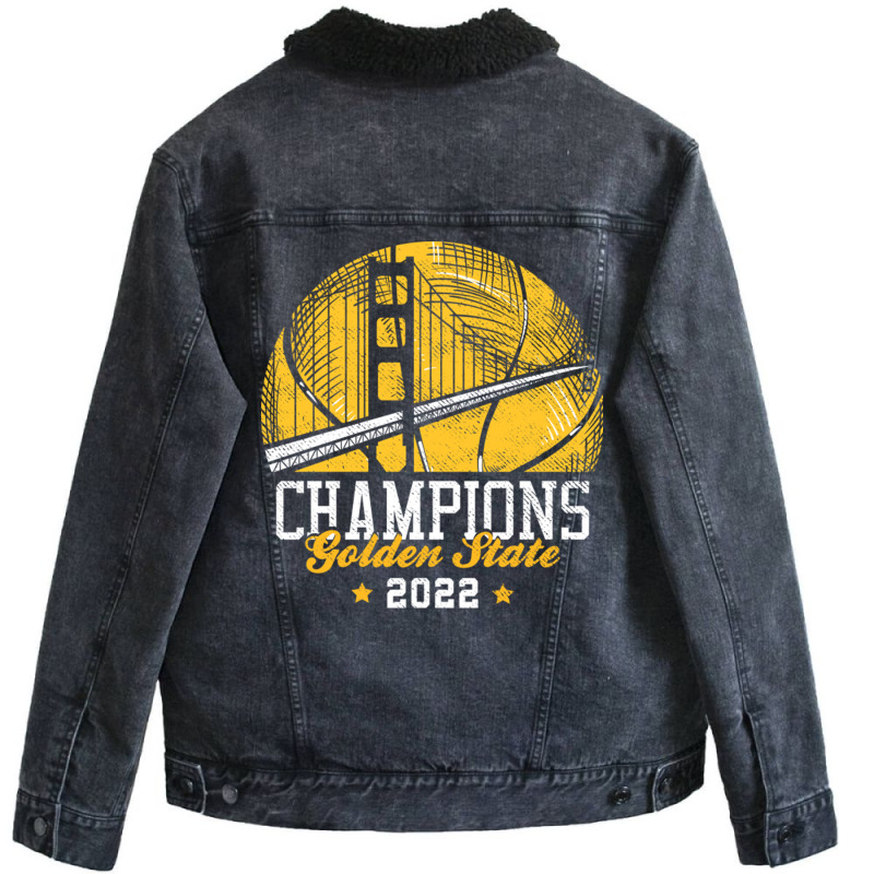 Champions 2022 Golden State Basketball Men Women Warriors Unisex Sherpa-lined Denim Jacket | Artistshot