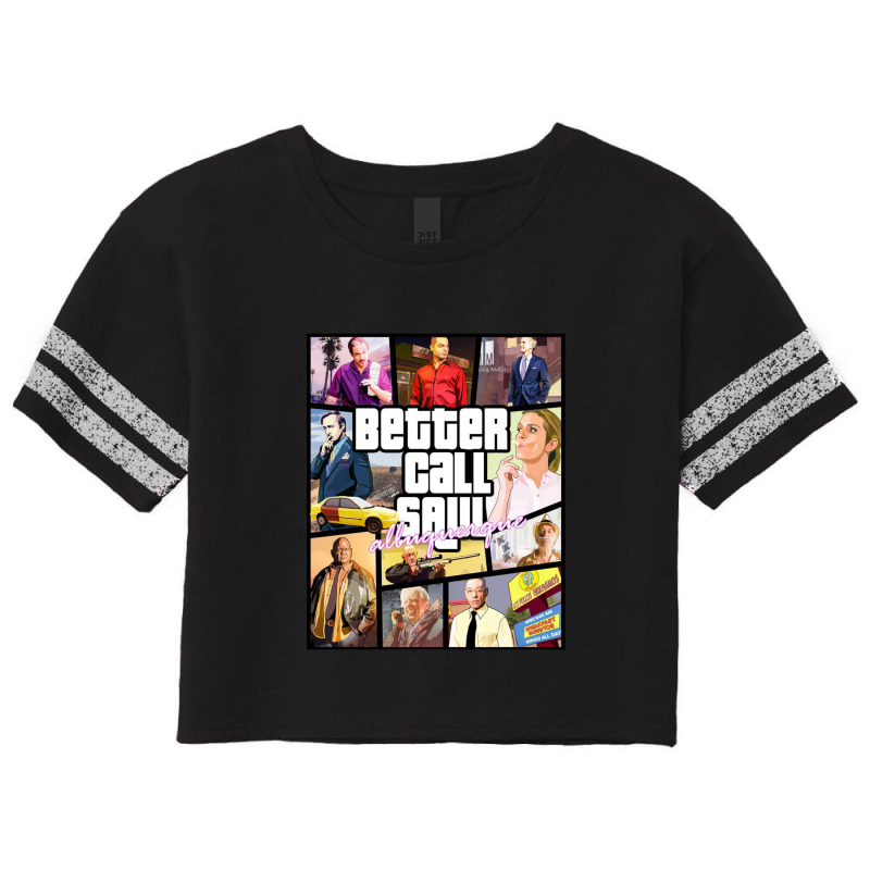 Grand Better Theft Call Auto Saul Scorecard Crop Tee by MichaelSchales | Artistshot