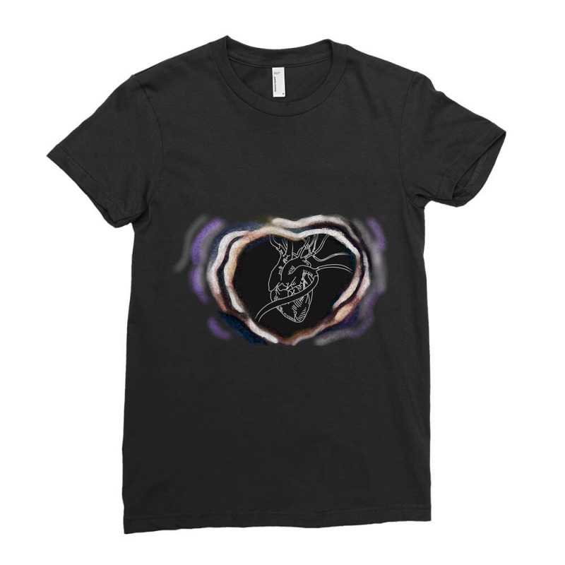 Open Heart 1 Ladies Fitted T-Shirt by seifertmurryq3jmxs | Artistshot