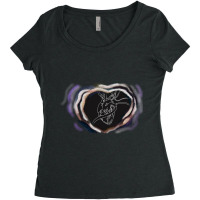 Open Heart 1 Women's Triblend Scoop T-shirt | Artistshot