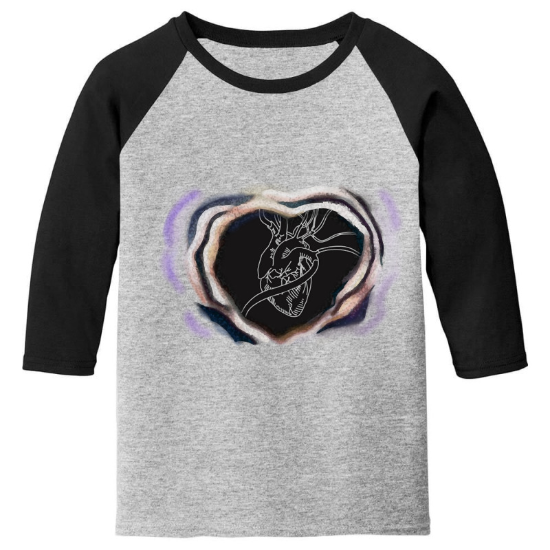 Open Heart 1 Youth 3/4 Sleeve by seifertmurryq3jmxs | Artistshot