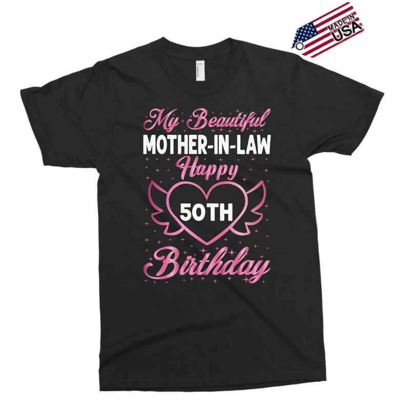 Mother In Law Birthday 50th Exclusive T-shirt by declangreenwood | Artistshot