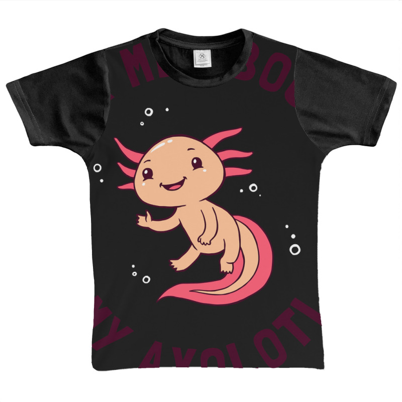 Ax Me About My Axolotl Graphic Youth T-shirt | Artistshot