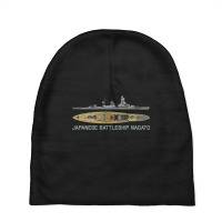 Japanese Battleship Nagato Ww2 Super-dreadnought Diagram Gift Baby Beanies | Artistshot