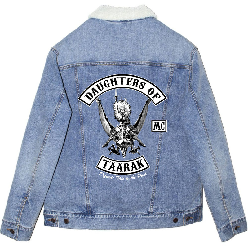 Taarakian Patch (front Print) Unisex Sherpa-lined Denim Jacket | Artistshot