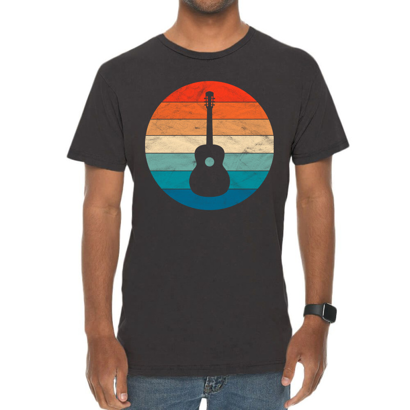 Vintage Retro Acoustic Guitar Vintage T-shirt | Artistshot