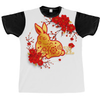 Chinese Zodiac Horoscope Decor New Year Of The Rabbit 2023 Graphic T-shirt | Artistshot