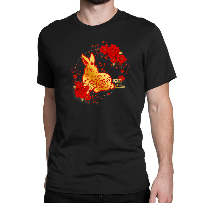 Chinese Zodiac Horoscope Decor New Year Of The Rabbit 2023 Classic T-shirt | Artistshot