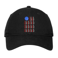 American Flag Patriot Patriotic Strike Sports Bowler Bowling Adjustable Cap | Artistshot