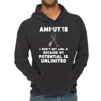 Amputee Humor Potential Leg Arm Recovery Vintage Hoodie | Artistshot