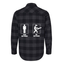 Your Boyfriend My Boyfriend Chainsaw Flannel Shirt | Artistshot