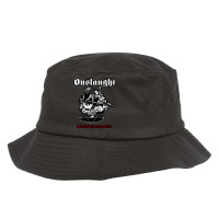 Onslaught Black And White Bucket Hat | Artistshot