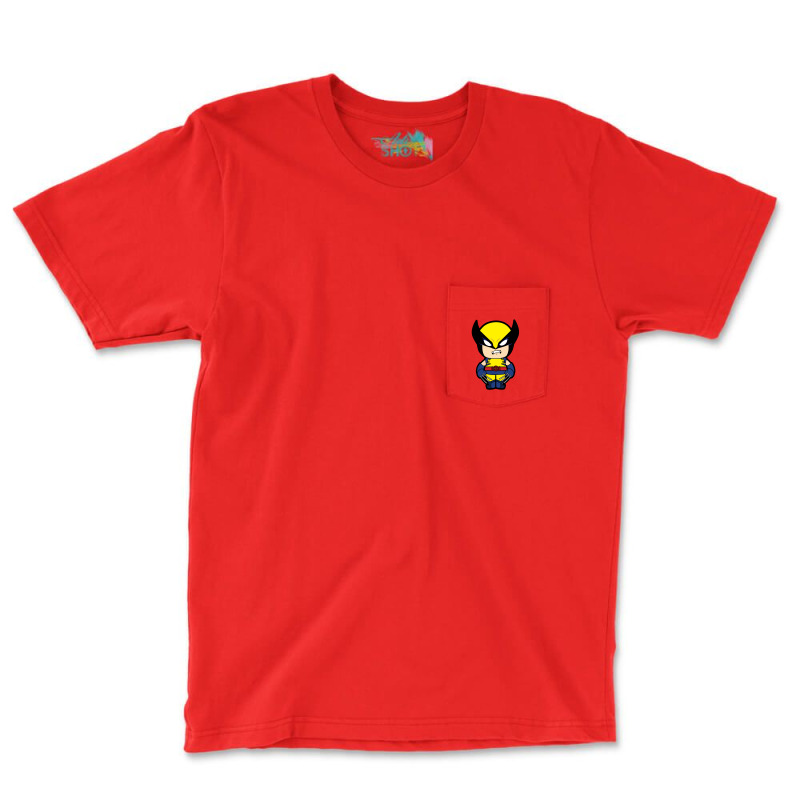 Wolverine Chibi Pocket T-shirt | Artistshot