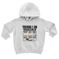 Things I Do In My Spare Time Guinea Pig Cavy Lover Funny Toddler Hoodie | Artistshot