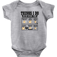 Things I Do In My Spare Time Guinea Pig Cavy Lover Funny Baby Bodysuit | Artistshot