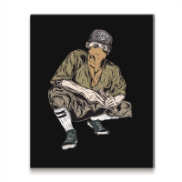 Vintage Gangster Vintage Illustration Metal Print Vertical | Artistshot