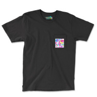 Pastel Watercolors World Map Art Design Pocket T-shirt | Artistshot