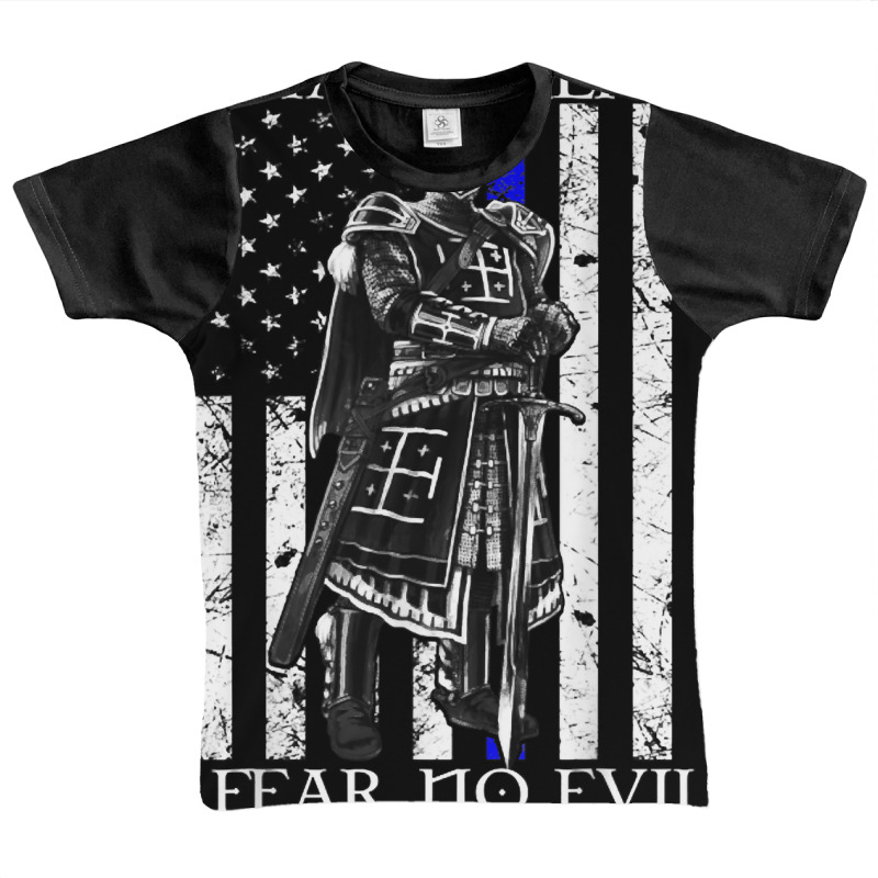 I Stand Here I Fear No Evil Crusader Knight Templar T Shirt Graphic Youth T-shirt | Artistshot