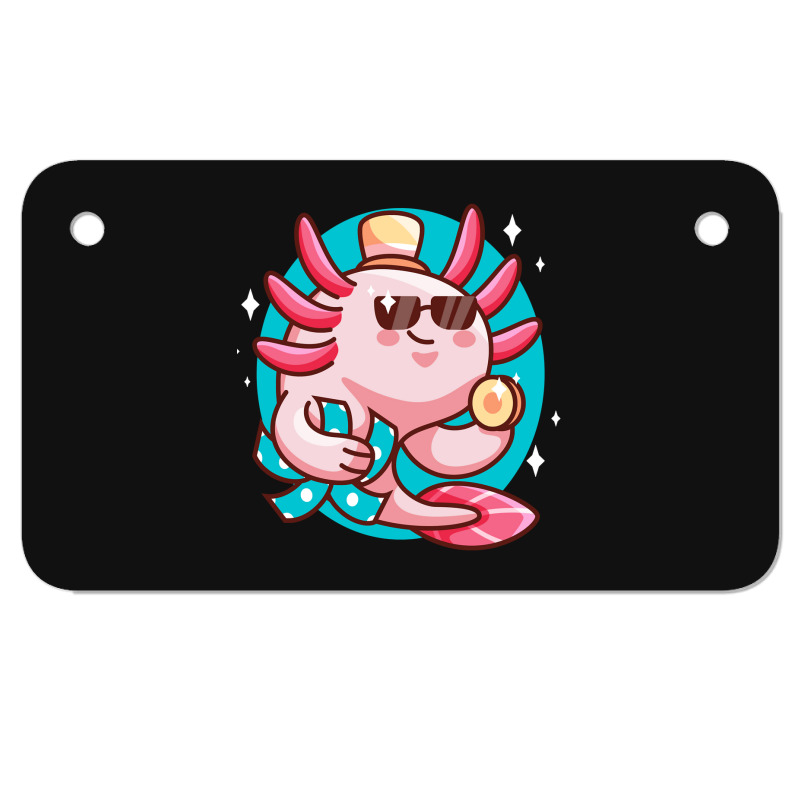 Axolotl Axolotl Fish Axolotl Pun Axolotl Lover Funny Axolotl Cute Axol Motorcycle License Plate | Artistshot