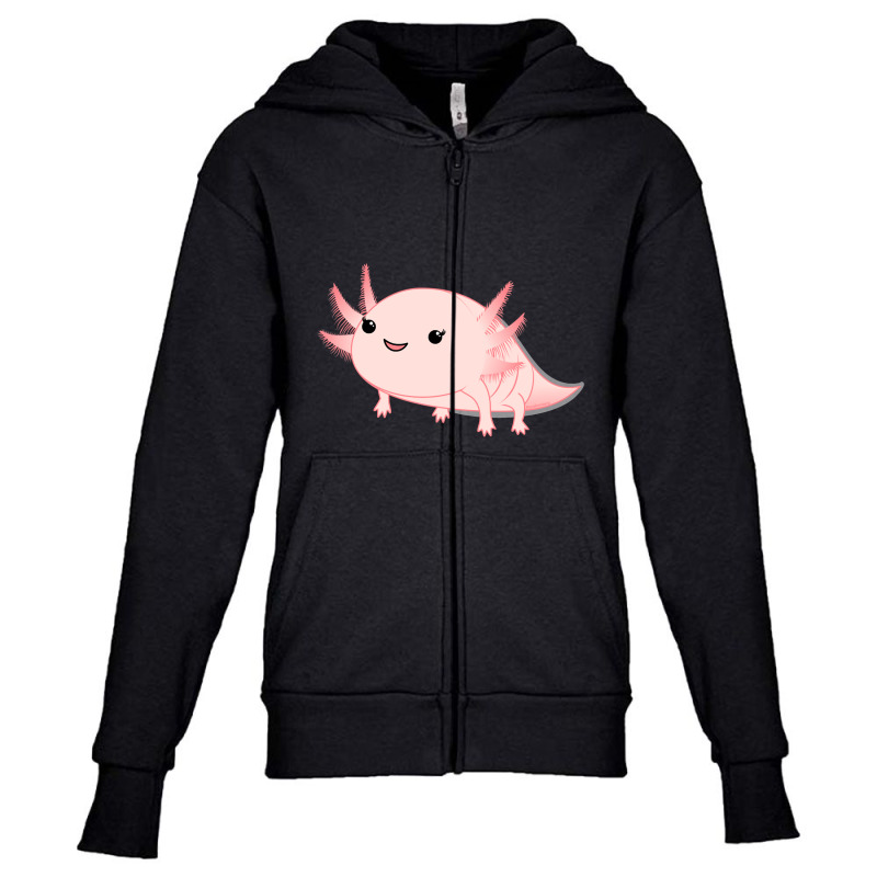 Axolotl Baby Kawaii Youth Zipper Hoodie | Artistshot