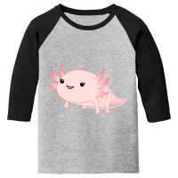 Axolotl Baby Kawaii Youth 3/4 Sleeve | Artistshot