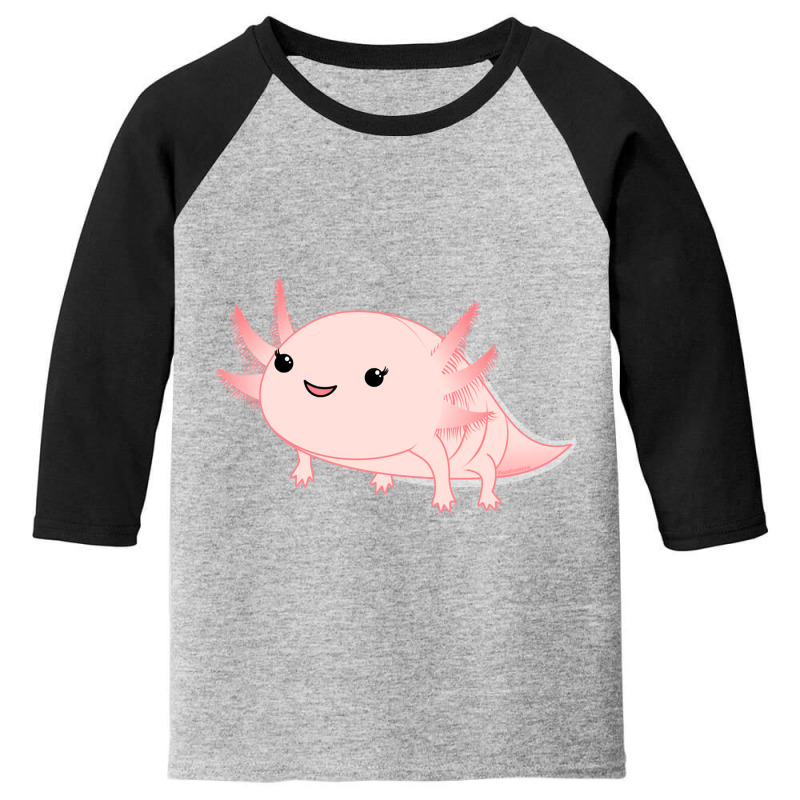 Axolotl Baby Kawaii Youth 3/4 Sleeve | Artistshot