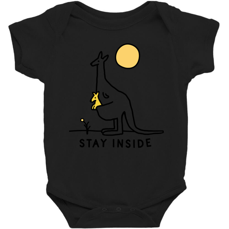 Stay Inside Baby Bodysuit by greggjvandervor | Artistshot