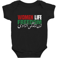 Women Life Freedom Iranian Feminist Zan Zendegi Azadi Long Sleeve Baby Bodysuit | Artistshot