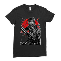 Ghost Of Tsushima Game Samurai Anime Warriors Ladies Fitted T-shirt | Artistshot