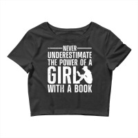 Funny Reading For Women Girls Bookworm Novel Book Lover Crop Top | Artistshot