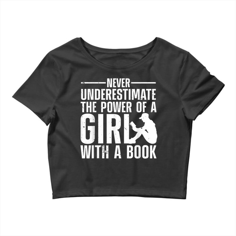 Funny Reading For Women Girls Bookworm Novel Book Lover Crop Top by RobertRayColton | Artistshot