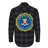 Fbi Seal Seal Of The Federal Bureau Of Investigation Flannel Shirt | Artistshot