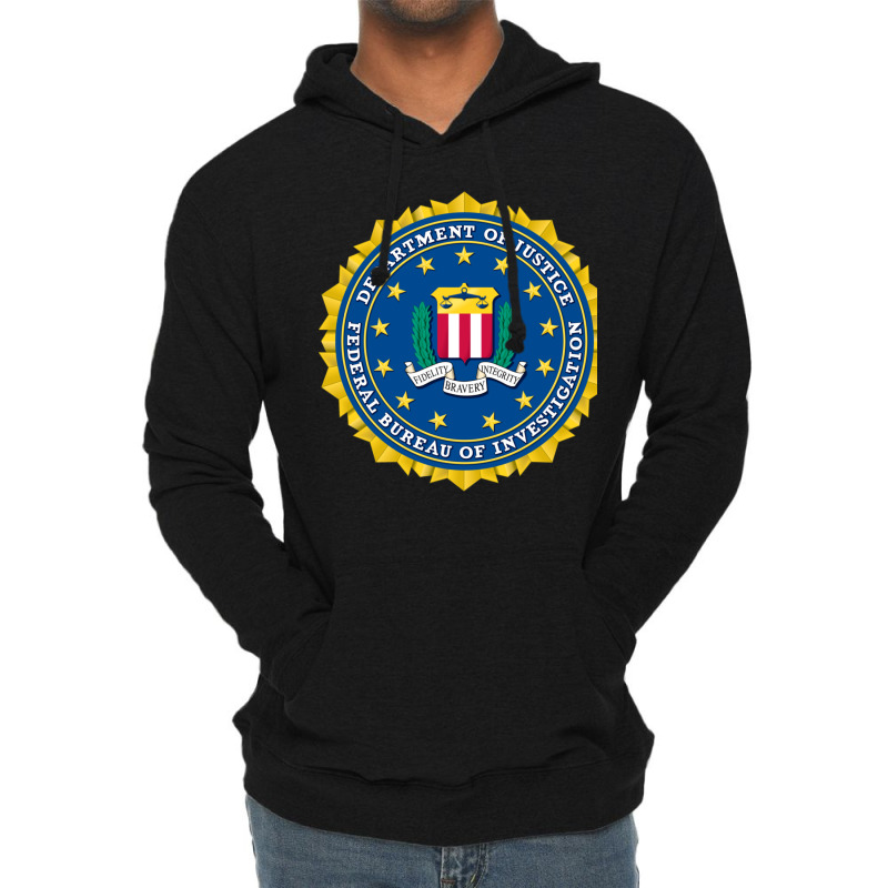 Fbi Seal Seal Of The Federal Bureau Of Investigation Lightweight Hoodie by LisaBurlingame | Artistshot