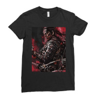 Ghost Of Tsushima Gaming Samurai Anime Movie Film Brava Warriors Ladies Fitted T-shirt | Artistshot