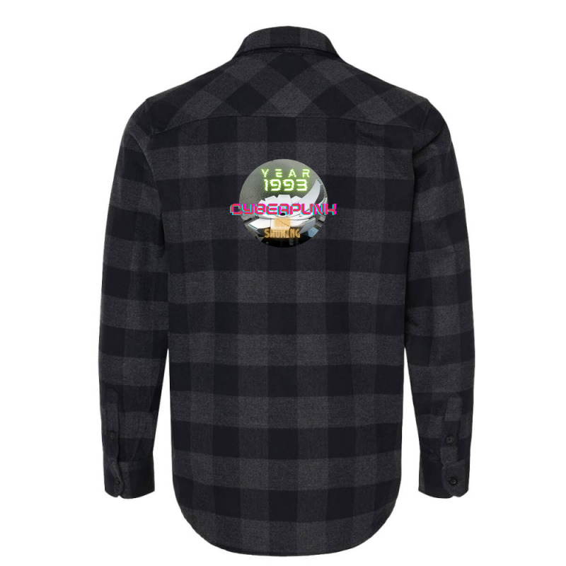 Retro- 90s Vhs Cinema Concept Cyberpunk Novelty Souvenir Item Flannel Shirt | Artistshot