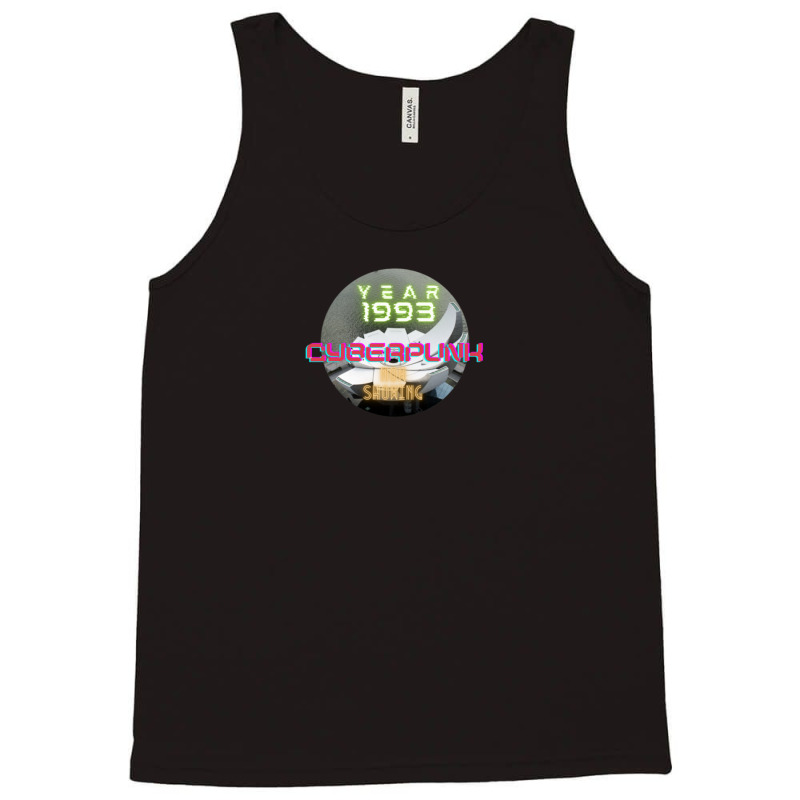 Retro- 90s Vhs Cinema Concept Cyberpunk Novelty Souvenir Item Tank Top | Artistshot