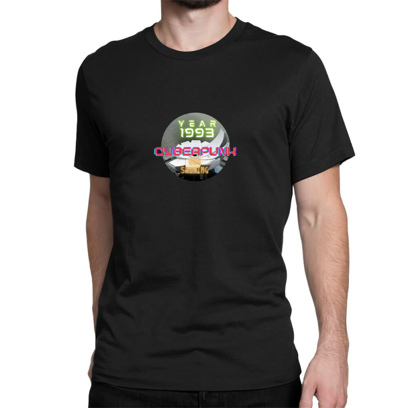 Retro- 90s Vhs Cinema Concept Cyberpunk Novelty Souvenir Item Classic T-shirt | Artistshot