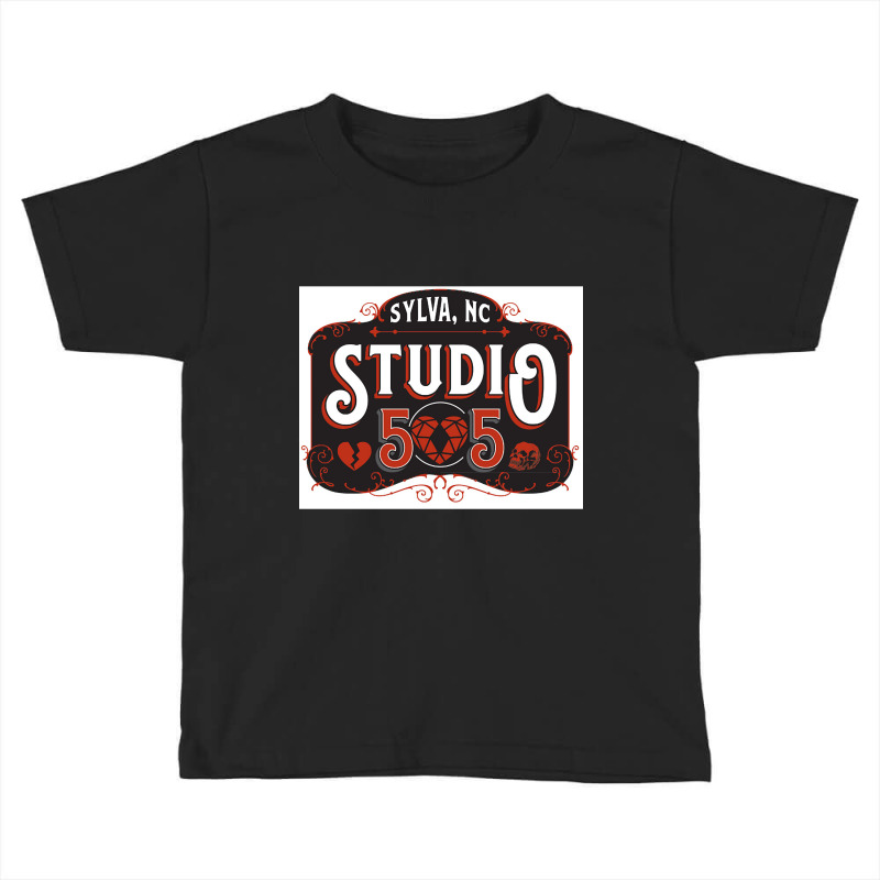 Studio 505 Heart And Skull Toddler T-shirt by greggjvandervor | Artistshot