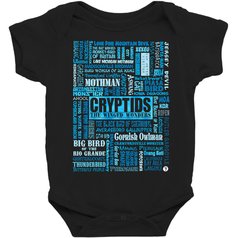 Cryptids The Winged Wonders Baby Bodysuit by macklinsampson | Artistshot