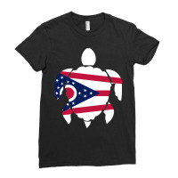 Ohio Sea Turtle Ladies Fitted T-shirt | Artistshot