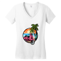 Summer Ride Women's V-neck T-shirt | Artistshot