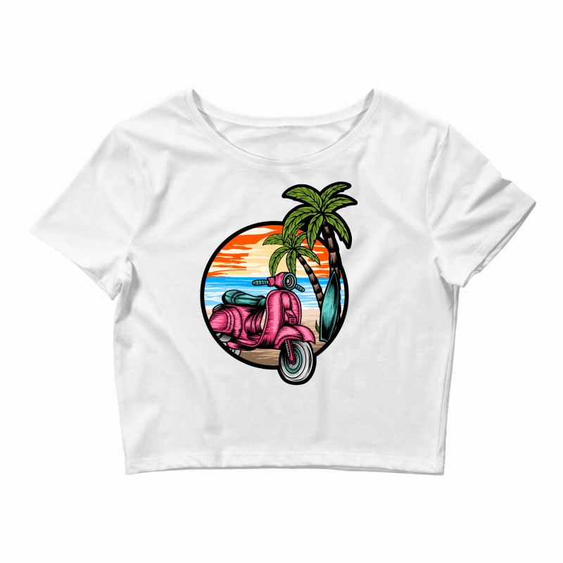 Summer Ride Crop Top | Artistshot