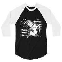 Amercian Fishing 3/4 Sleeve Shirt | Artistshot