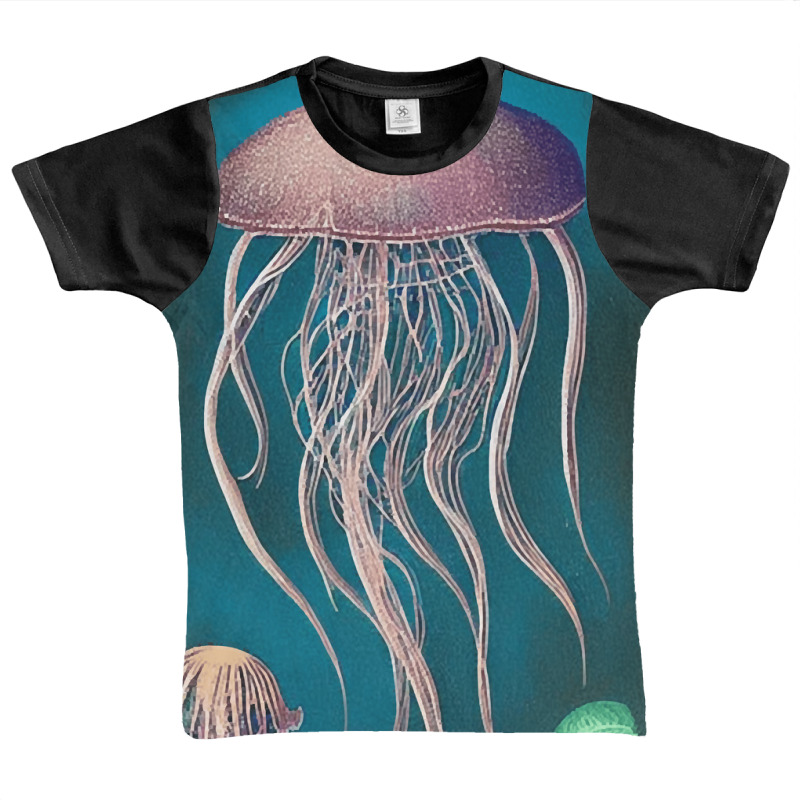 Jellyfish Artwork Beach Graphic Youth T-shirt | Artistshot