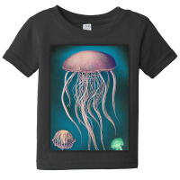 Jellyfish Artwork Beach Baby Tee | Artistshot