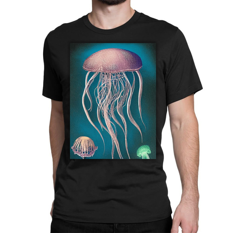 Jellyfish Artwork Beach Classic T-shirt | Artistshot