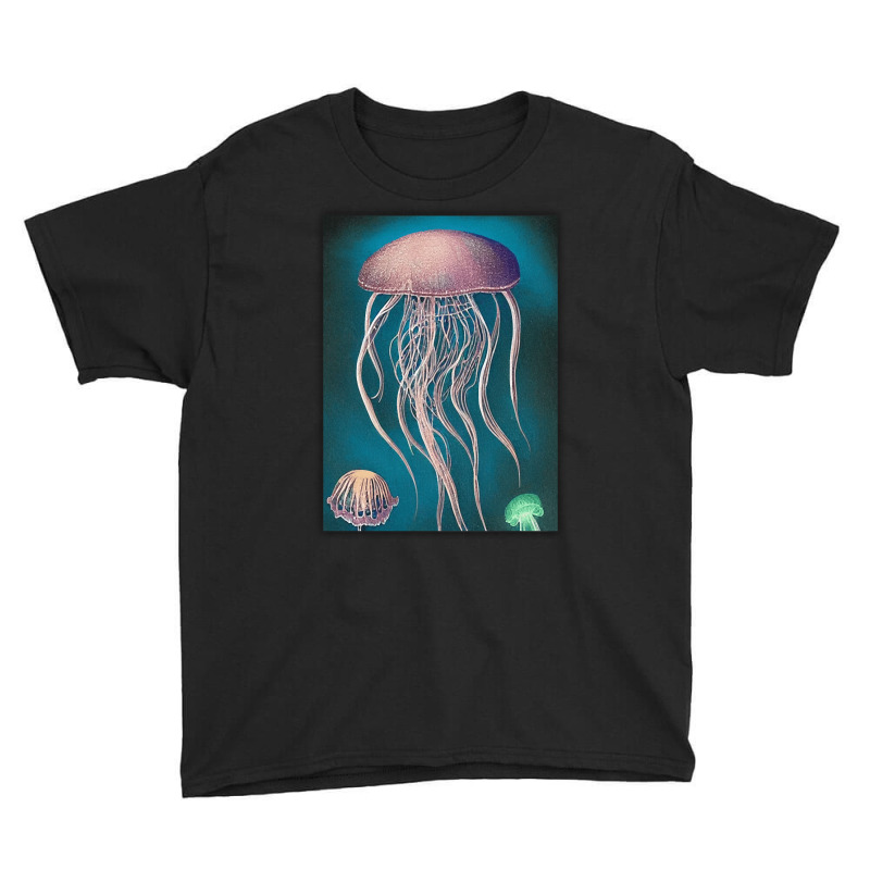 Jellyfish Artwork Beach Youth Tee | Artistshot