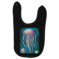 Jellyfish Artwork Beach Baby Bibs | Artistshot