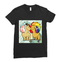 Gay Lion Couple Ladies Fitted T-shirt | Artistshot