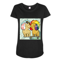 Gay Lion Couple Maternity Scoop Neck T-shirt | Artistshot